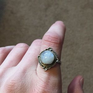 Sterling Silver Moonstone Ring